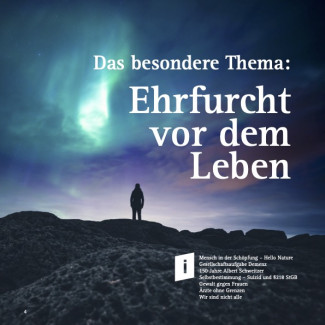 Landschaft mit Person